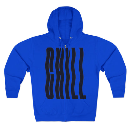 Hoodie Chill Unisex Zip — by Mariu del Campo