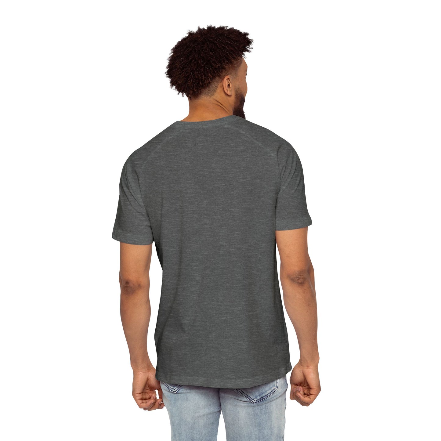 T-Shirt #LoveYourSelf Men's Raglan by Mariu del Campo.