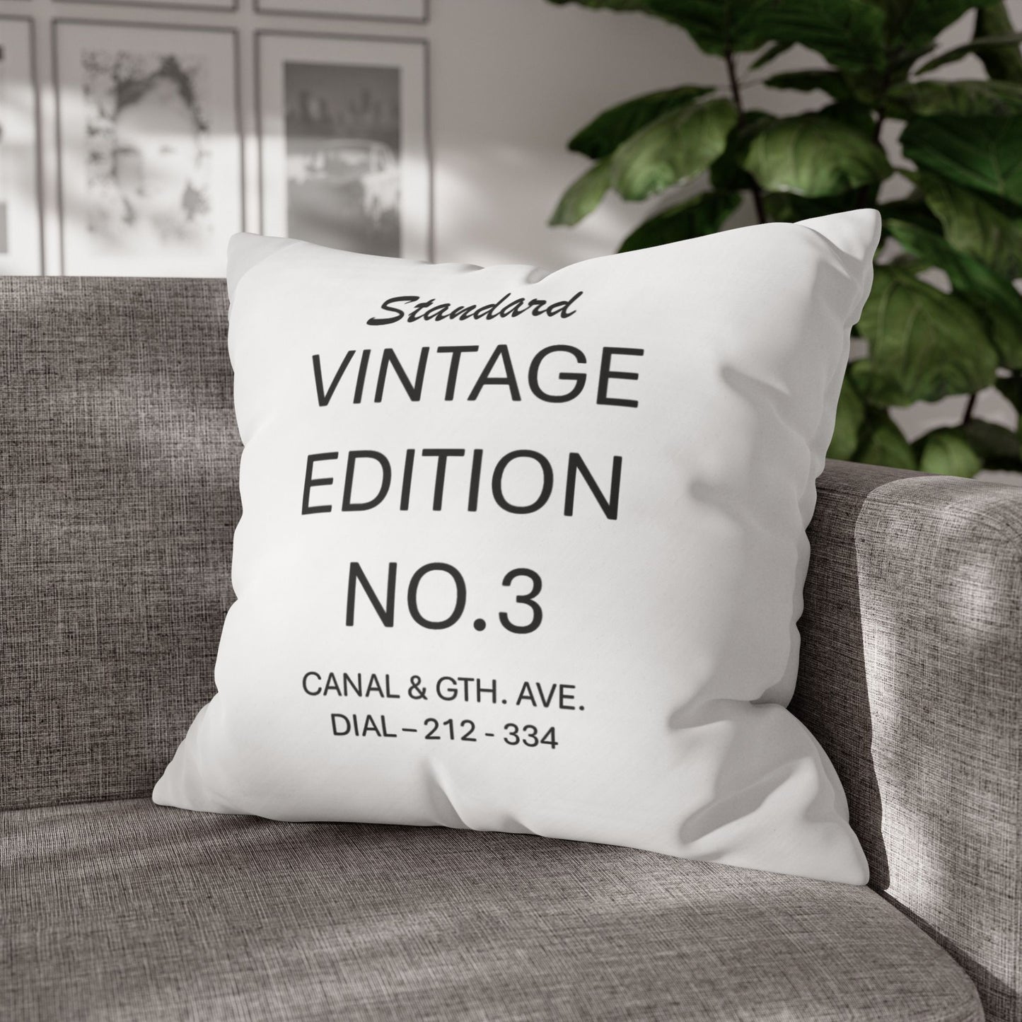 Pillowcase Square Poly Canvas standard by Mariu del Campo.
