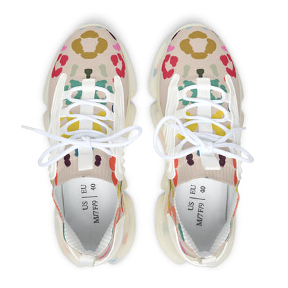 Sneakers Mesh Women's Colorful leopard by Mariu del Campo.