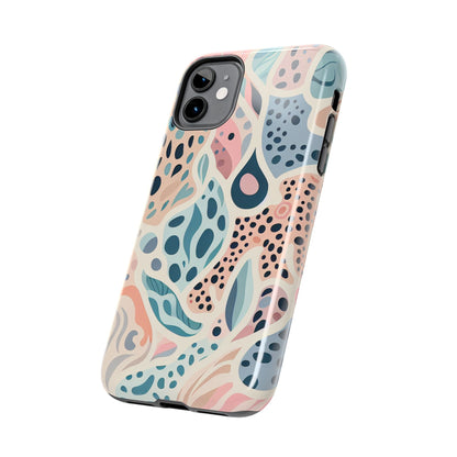 Cases Tough Phone Animal Print - Pastel Design by Mariu del Campo.