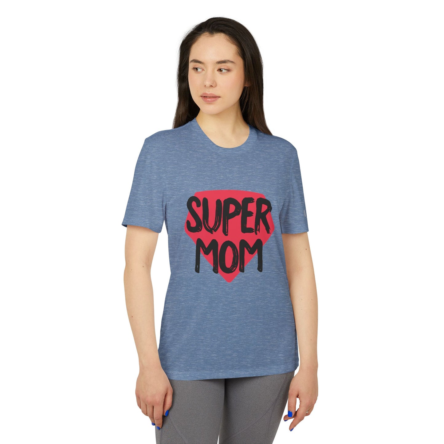 adidas® Unisex Sport T-shirt super mom by Mariu del Campo.