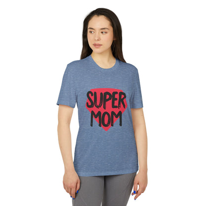adidas® Unisex Sport T-shirt super mom by Mariu del Campo.