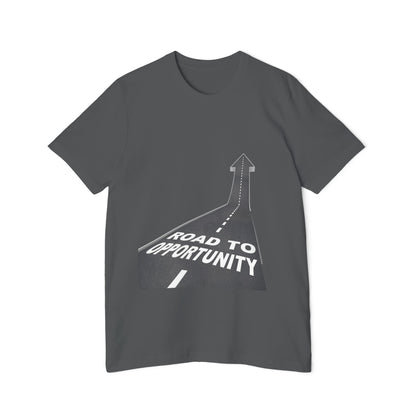 T-Shirt Unisex Road to Opportunity by Mariu del Campo — athletic heather option