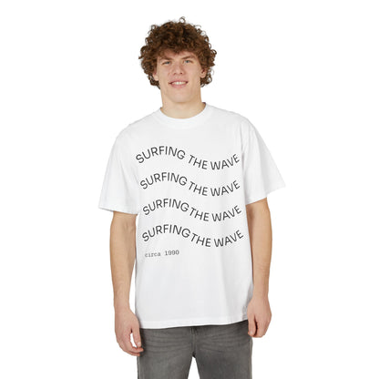 T-Shirt Surfing Wave Unisex by Mariu del Campo.