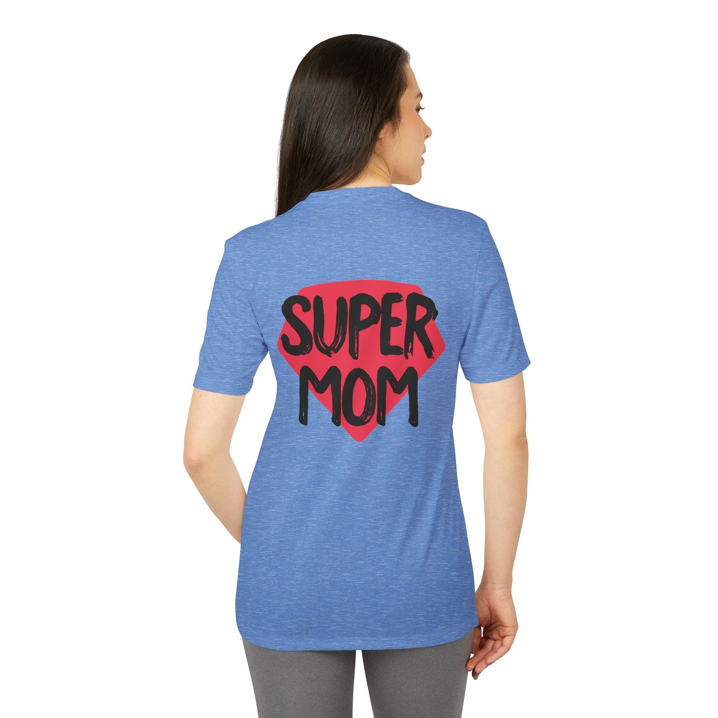 adidas® Unisex Sport T-shirt super mom by Mariu del Campo.