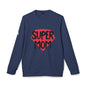 adidas® Unisex Fleece Crewneck Sweatshirt Super Mom — by Mariu del Campo