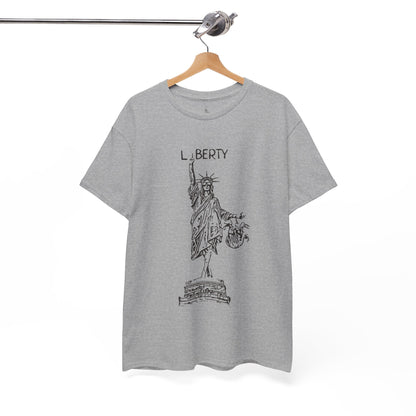 T-Shirt Statue of Liberty Unisex Cotton Tee by Mariu del Campo.