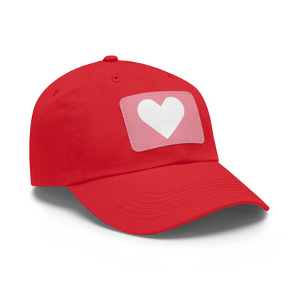 Hat with Leather Patch (Rectangle) love by Mariu del Campo.