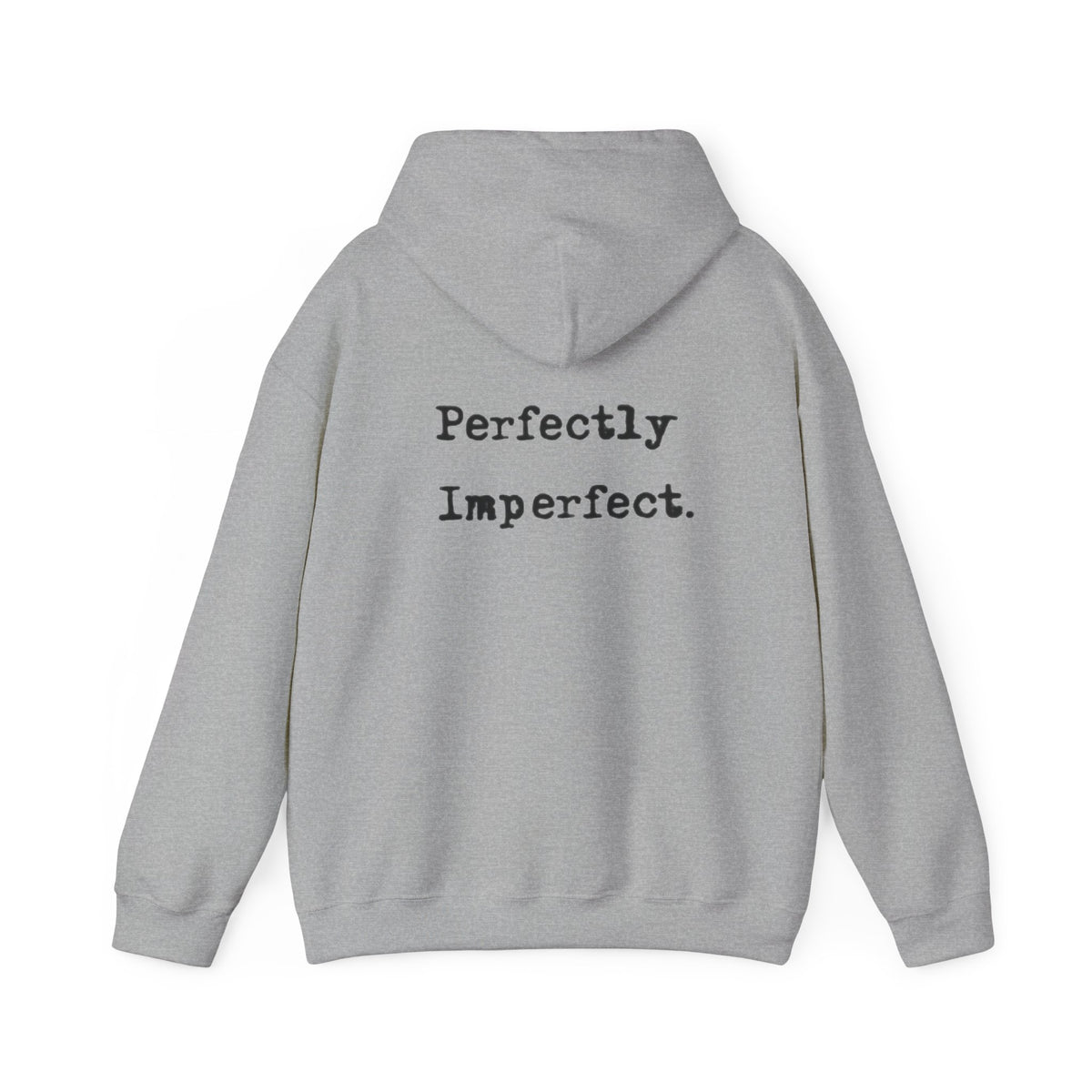 Hoodie Unisex Heavy Blend Perfect Imperfect — by Mariu del Campo