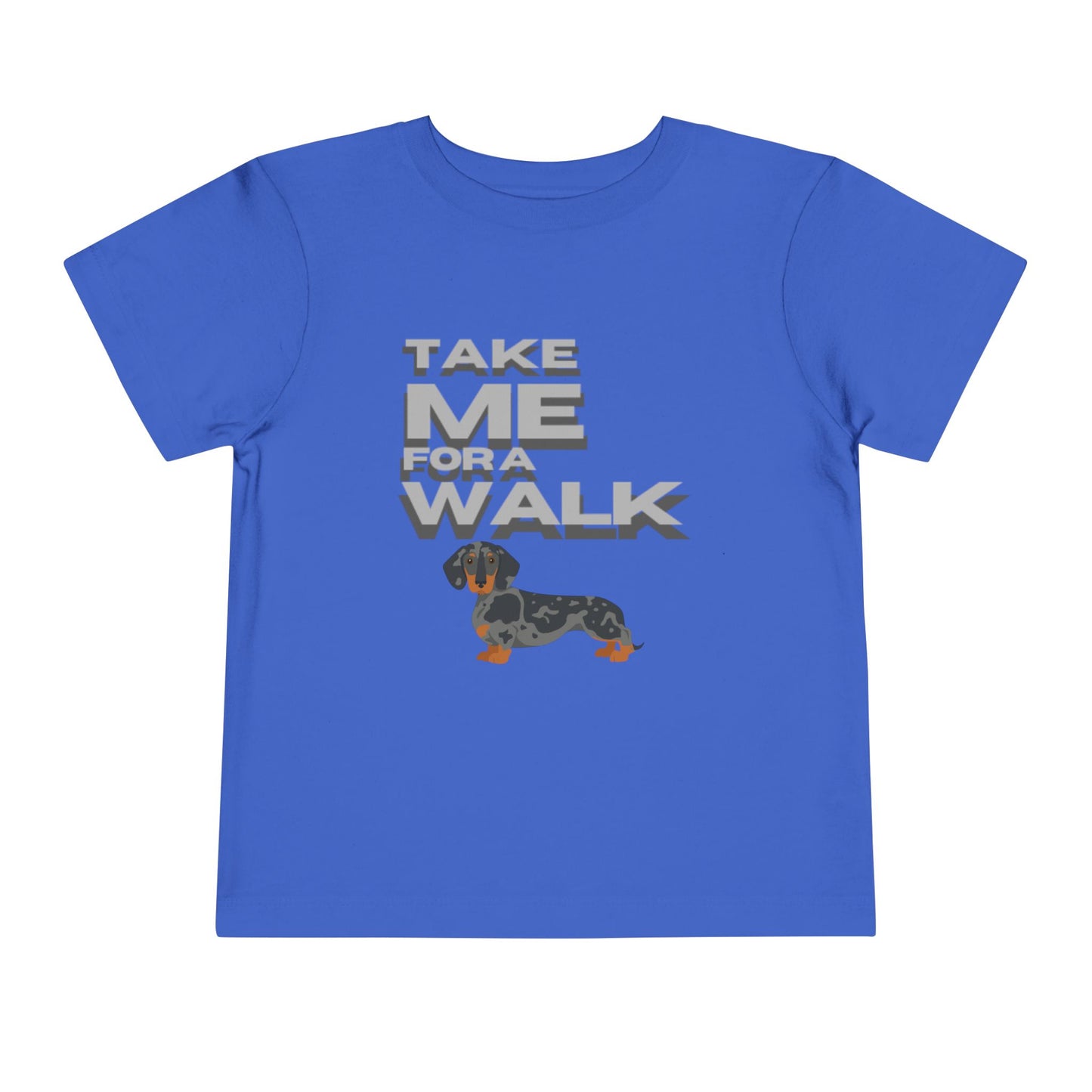 T-Shirt Toddler Short Sleeve Dachshund — by Mariu del Campo