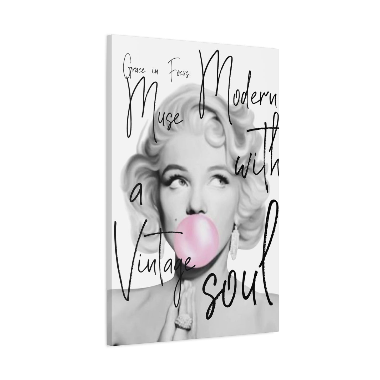Canvas Marilyn Monroe by Mariu del Campo.