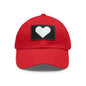 Hat with Leather Patch (Rectangle) love by Mariu del Campo.