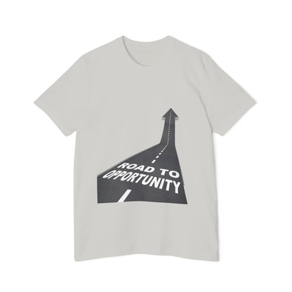 T-Shirt Unisex Road to Opportunity — Mariu del Campo
