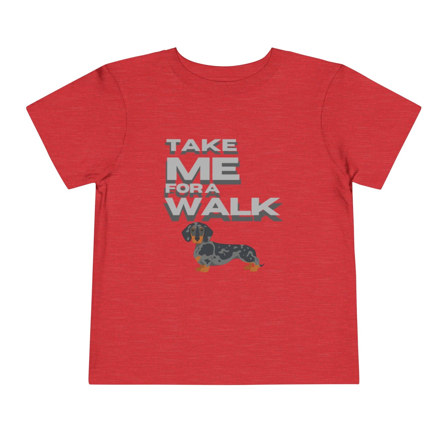 T-Shirt Toddler Short Sleeve Dachshund — by Mariu del Campo