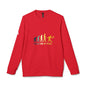 adidas® Unisex Fleece Crewneck Evolution of Padel — by Mariu del Campo
