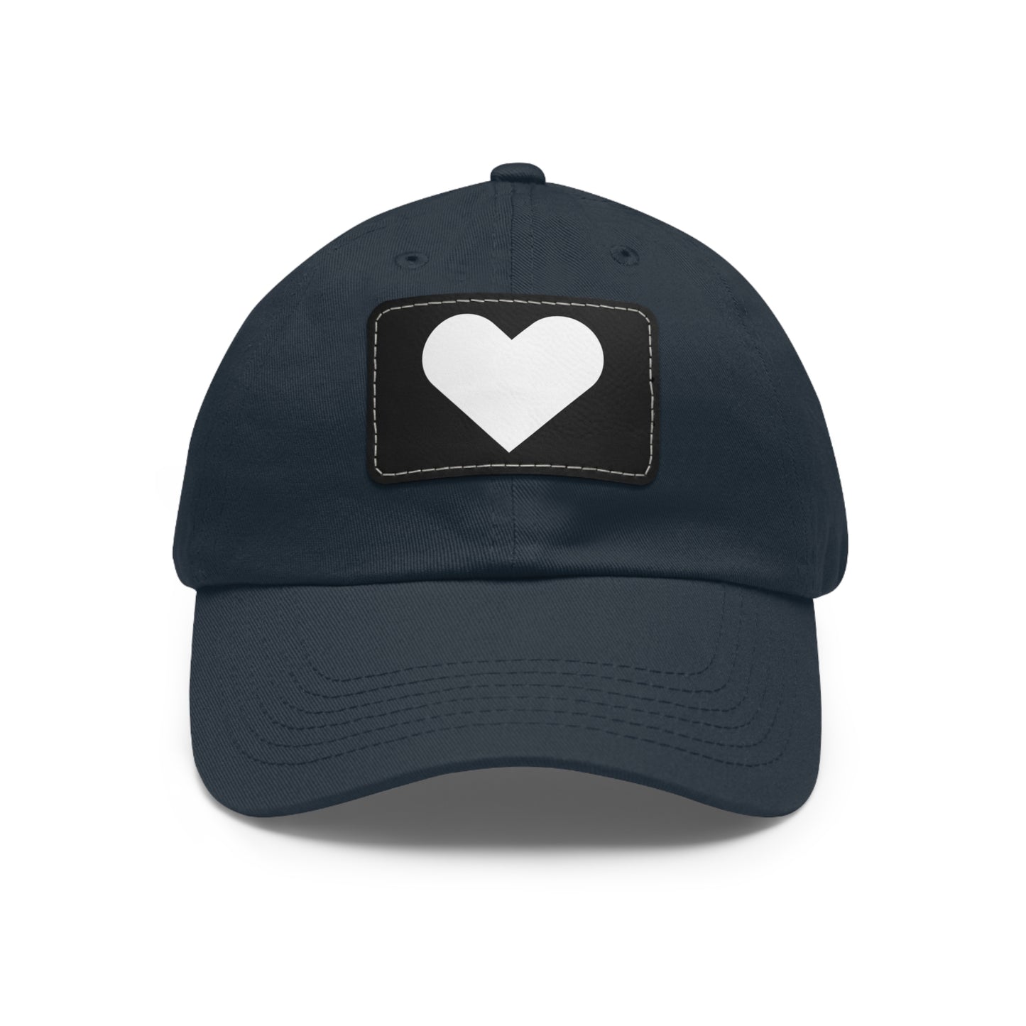 Hat with Leather Patch (Rectangle) love by Mariu del Campo.