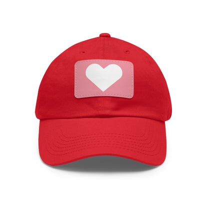 Hat with Leather Patch (Rectangle) love by Mariu del Campo.