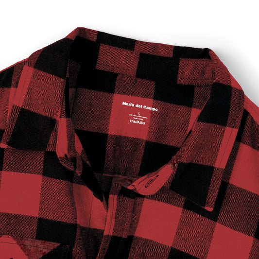 Shirt Unisex Flannel Lumberjack by Mariu del Campo.