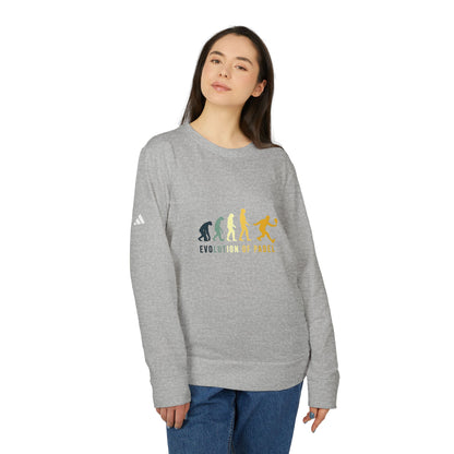 adidas® Unisex Fleece Crewneck Evolution of Padel — by Mariu del Campo