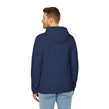 adidas® Unisex Fleece Hoodie Ride the Waves Fearlessly — by Mariu del Campo