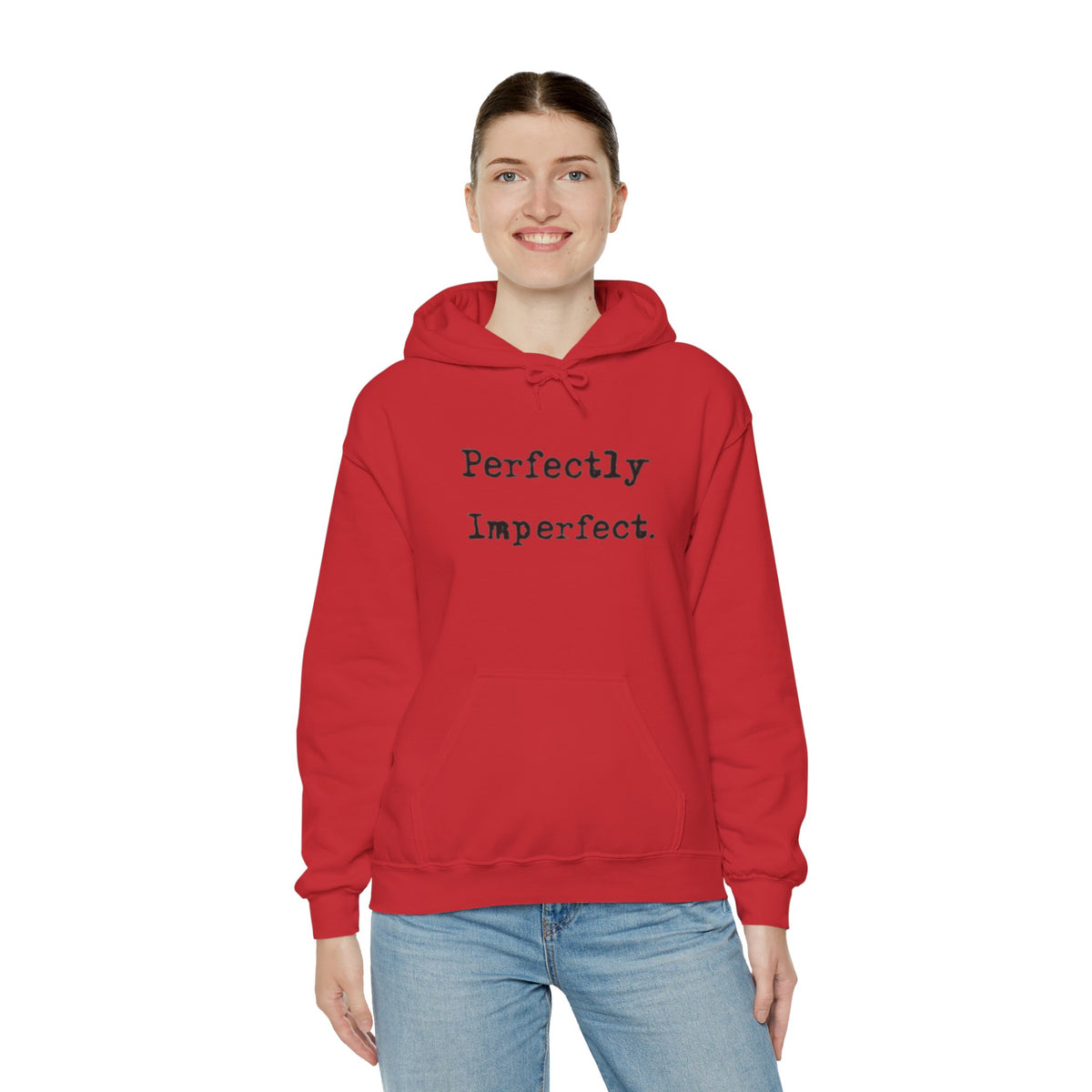Hoodie Unisex Heavy Blend Perfect Imperfect — by Mariu del Campo