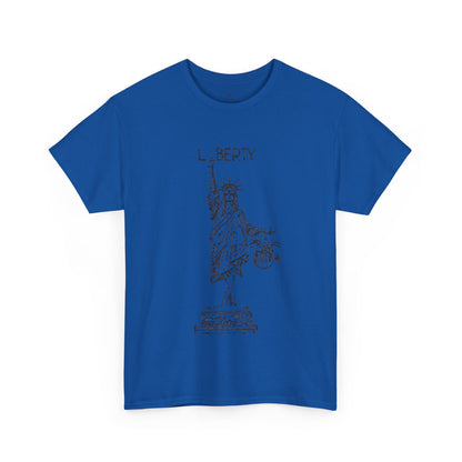 T-Shirt Statue of Liberty Unisex Cotton Tee by Mariu del Campo.