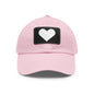 Hat with Leather Patch (Rectangle) love by Mariu del Campo.