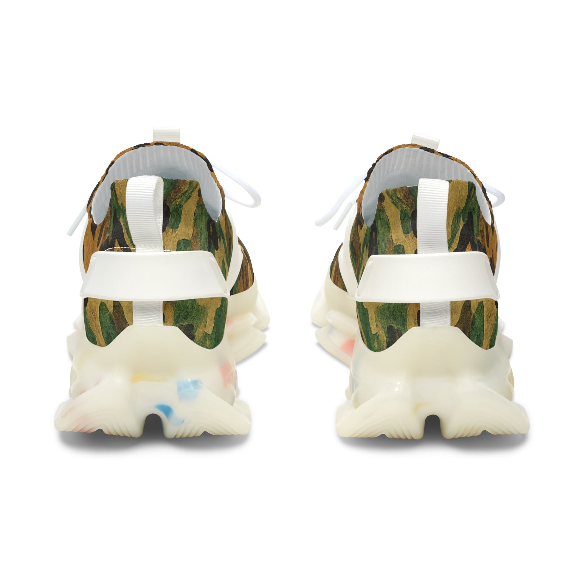 Sneakers Women's Mesh Leopard Camo by Mariu del Campo — sole options top view