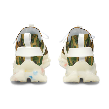 Sneakers Women's Mesh Leopard Camo by Mariu del Campo — sole options top view