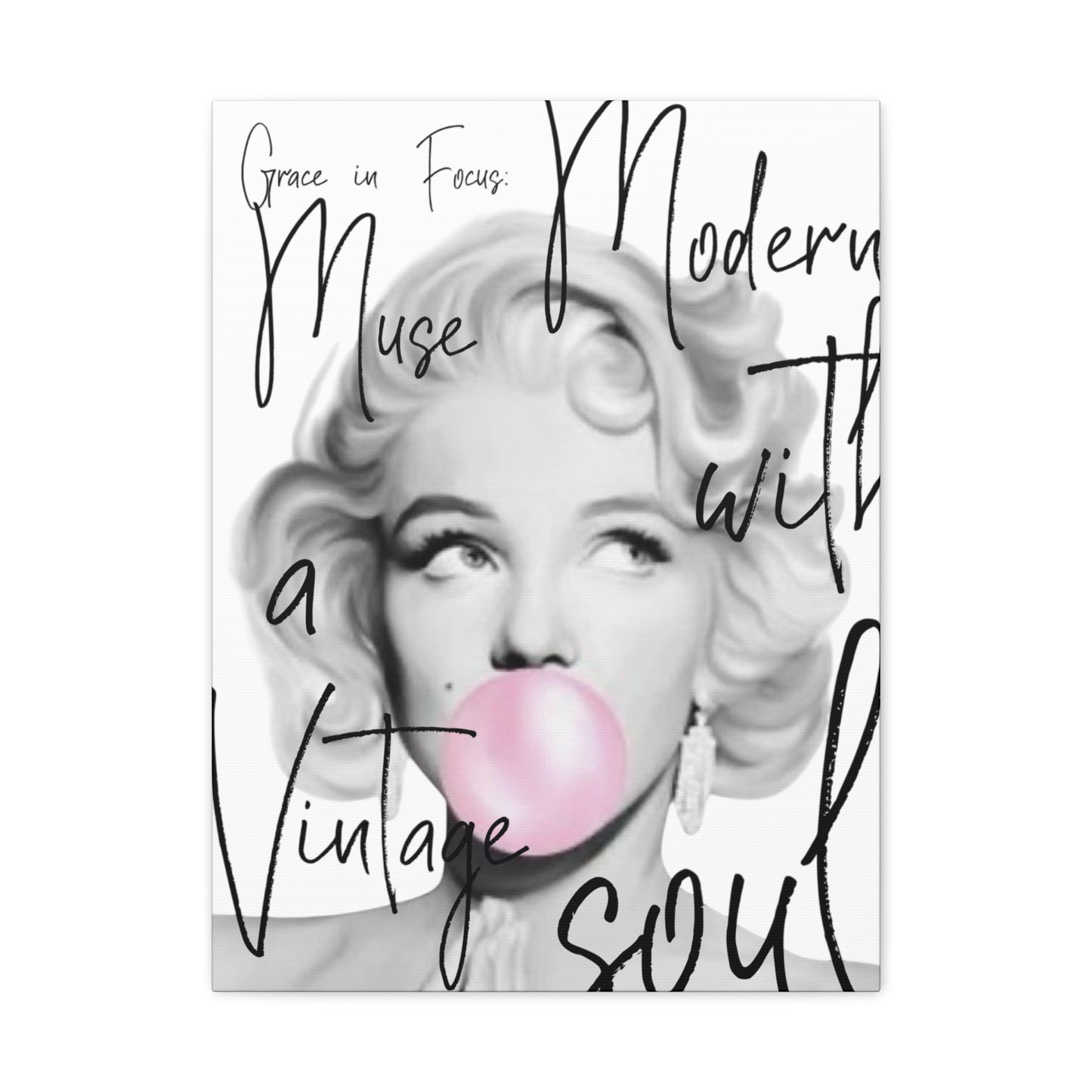 Canvas Marilyn Monroe by Mariu del Campo.