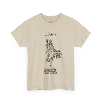 T-Shirt Statue of Liberty Unisex Cotton Tee by Mariu del Campo.