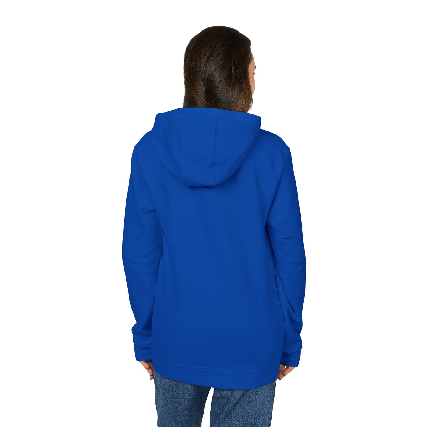 adidas® Unisex Fleece Hoodie Super Mom by Mariu del Campo.