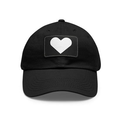 Hat with Leather Patch (Rectangle) love by Mariu del Campo.
