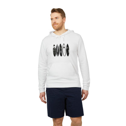 adidas® Unisex Fleece Hoodie Surf — by Mariu del Campo