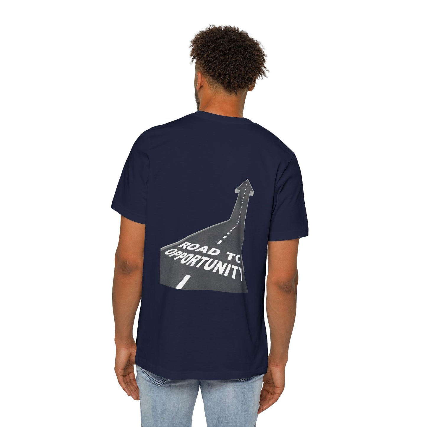T-Shirt Unisex Road to Opportunity — Mariu del Campo