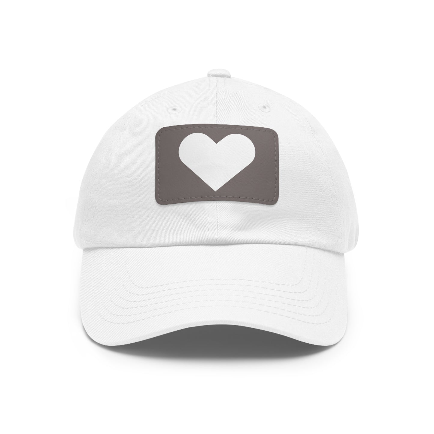 Hat with Leather Patch (Rectangle) love by Mariu del Campo.