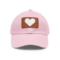 Hat with Leather Patch (Rectangle) love by Mariu del Campo.