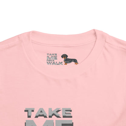T-Shirt Toddler Short Sleeve Dachshund — by Mariu del Campo