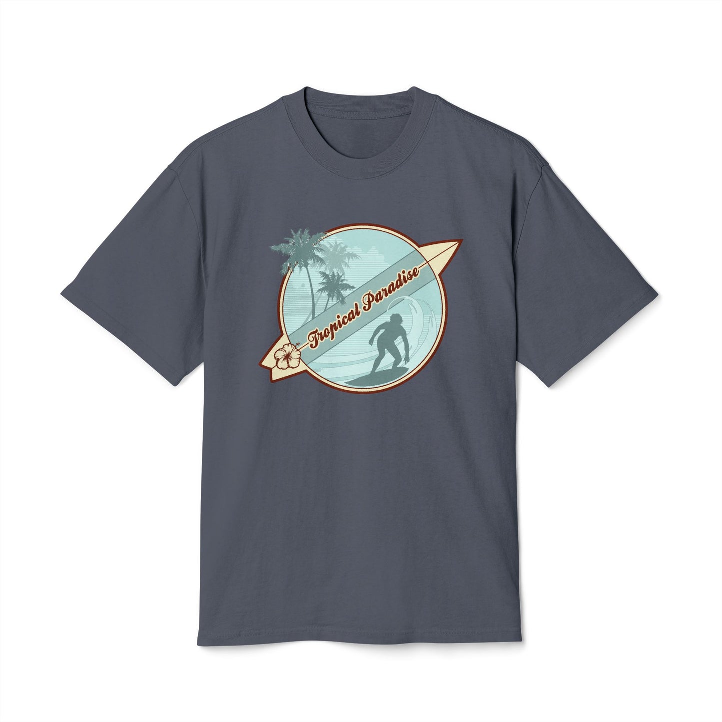 T-Shirt Unisex Heavy Faded tropical by Mariu del Campo.