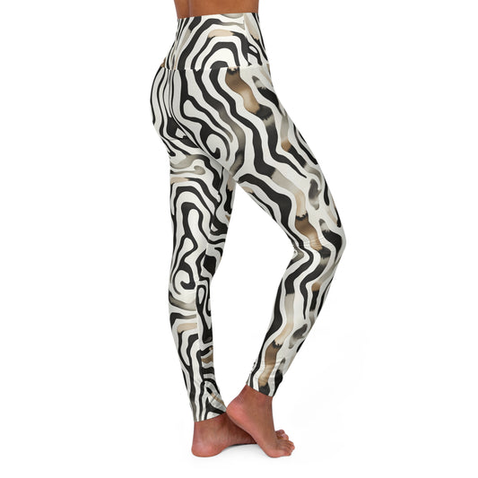Leggings African Wild by Mariu del Campo — front view bold all-over print