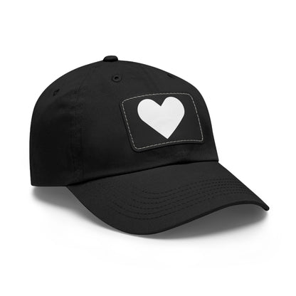 Hat with Leather Patch (Rectangle) love by Mariu del Campo.