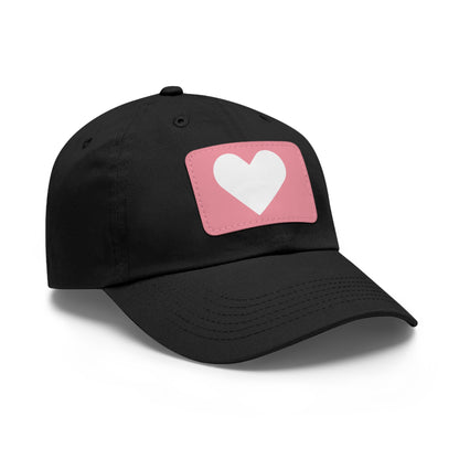 Hat with Leather Patch (Rectangle) love by Mariu del Campo.