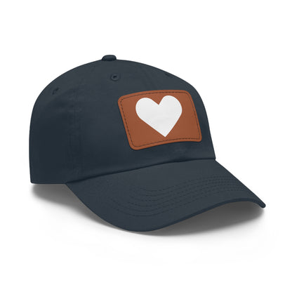 Hat with Leather Patch (Rectangle) love by Mariu del Campo.
