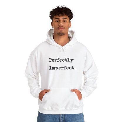 Hoodie Unisex Heavy Blend Perfect Imperfect — by Mariu del Campo