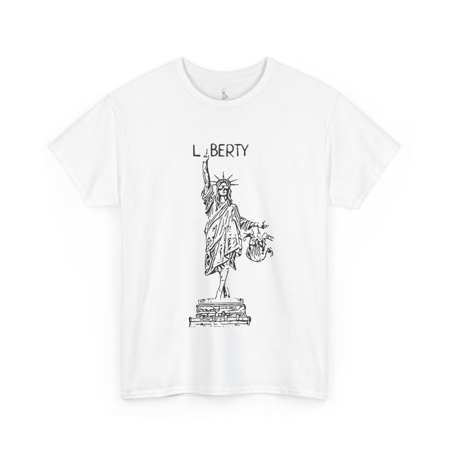 T-Shirt Statue of Liberty Unisex Cotton Tee by Mariu del Campo.
