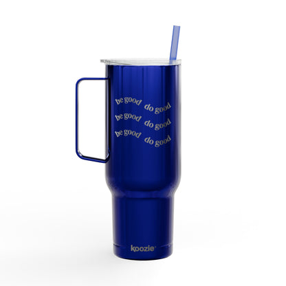 Insulated Tumbler 40oz with Engraved Be Good Do Good by Mariu del Campo.