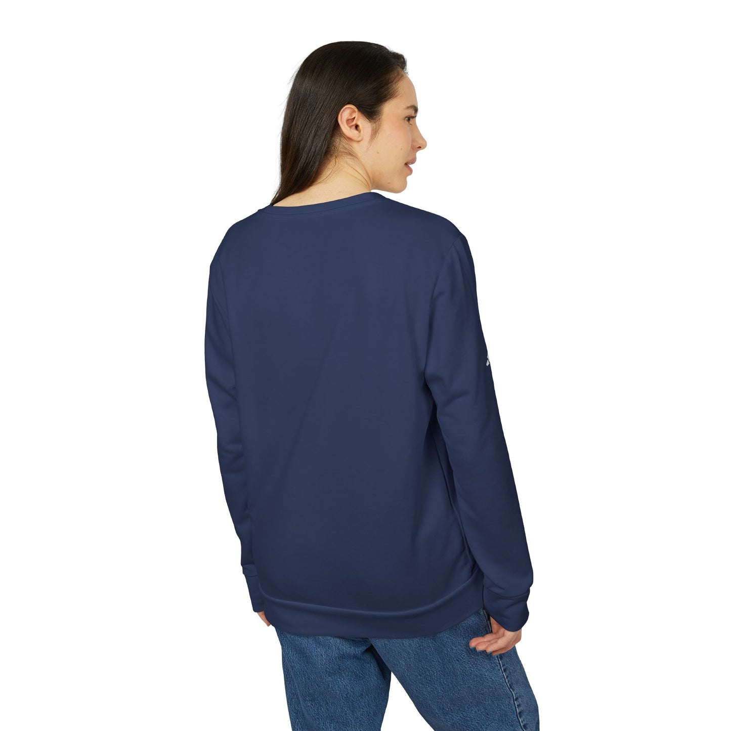 adidas® Unisex Fleece Crewneck Evolution of Padel — by Mariu del Campo