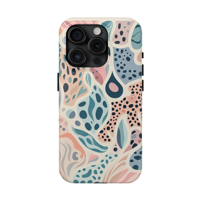 Cases Tough Phone Animal Print - Pastel Design by Mariu del Campo.