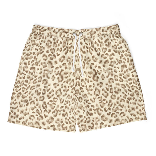 Swim Shorts Unisex Leopard Print by Mariu del Campo.